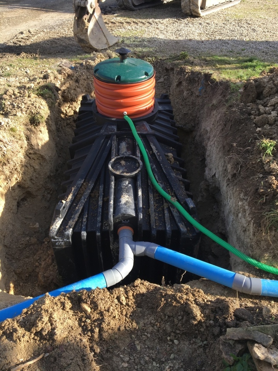 Installation Biocell - terrassement
